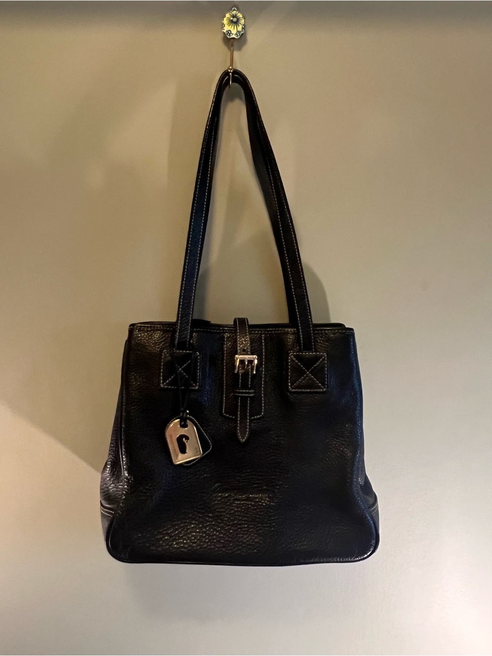 Dooney & Bourke Dillen Classic Black Leather Tote
